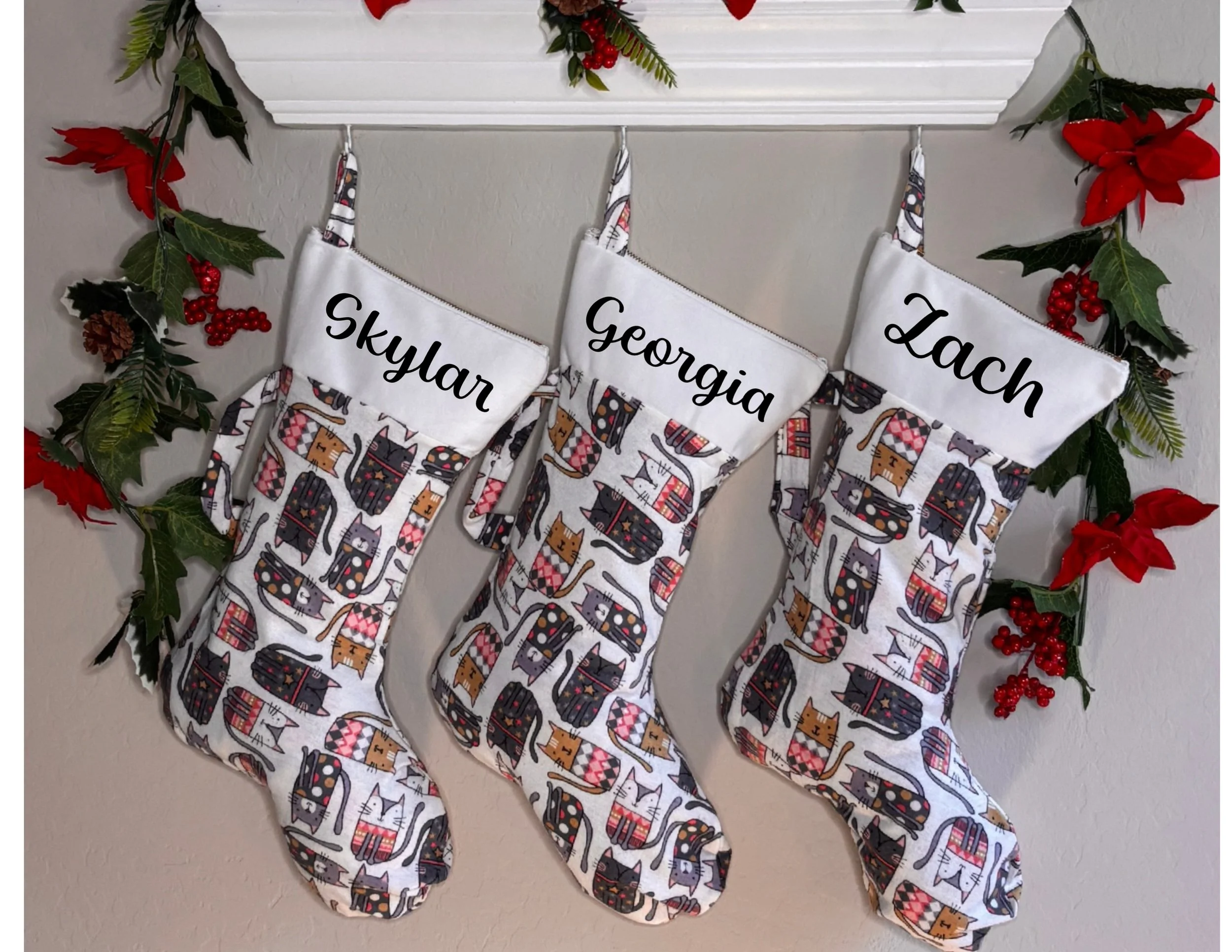 Zippered Christmas Stockings - Buy Now! | Zippered Stockings
